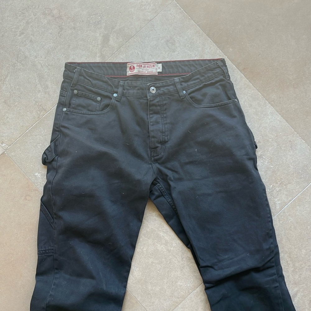 Iron & Resin black denim